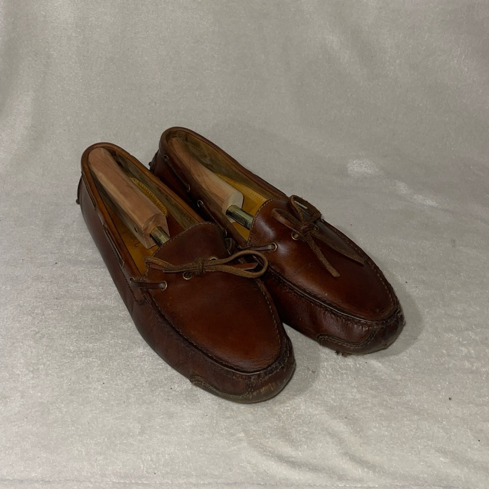 Cole Haan Men's Brown Leather Moccasin Loafers